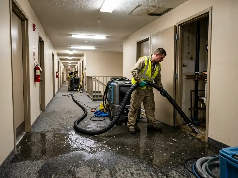 multi-unit-apartment-hallway-f-005 — frequently asked questions, Emergency Burst Pipe Water Extraction & Removal in Douglasv…